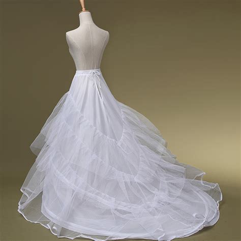 crinoline wedding gown